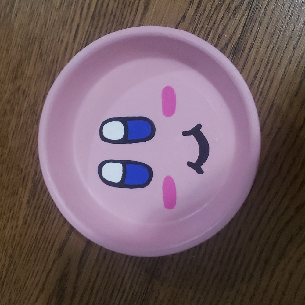 Handpainted Kirby Trinket Dish